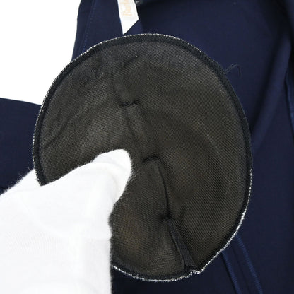 Burberrys Embroidered Jacket Navy #34-36