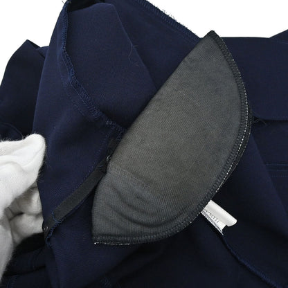 Burberrys Embroidered Jacket Navy #34-36