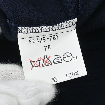 Burberrys Embroidered Jacket Navy #34-36