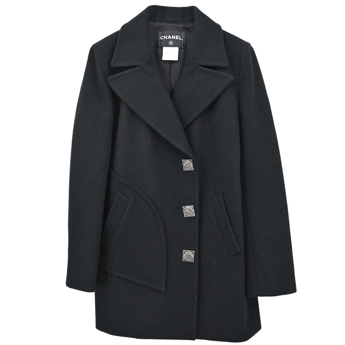Chanel 2011 Coat Black #40