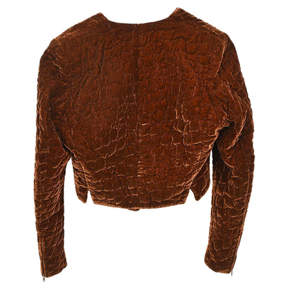 Hermes Zip Up Jacket Brown #40