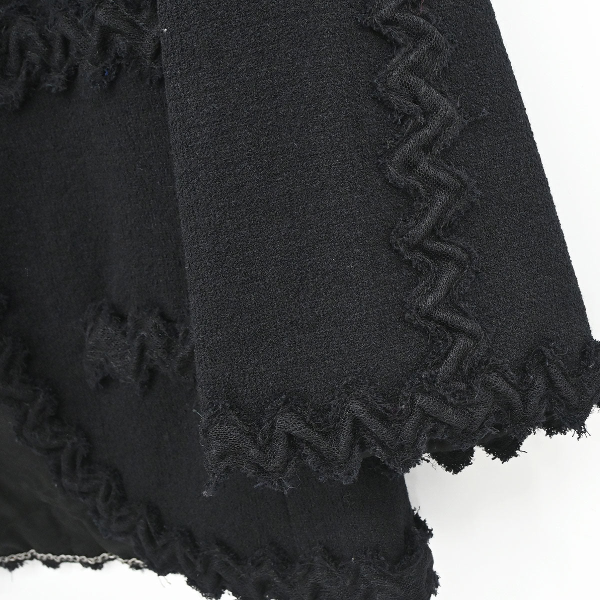 Chanel 2007 Collarless Jacket Black #38