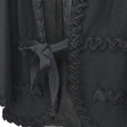 Chanel 2007 Collarless Jacket Black #38