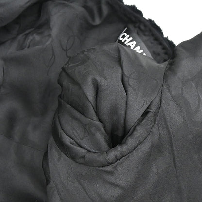 Chanel 2007 Collarless Jacket Black #38