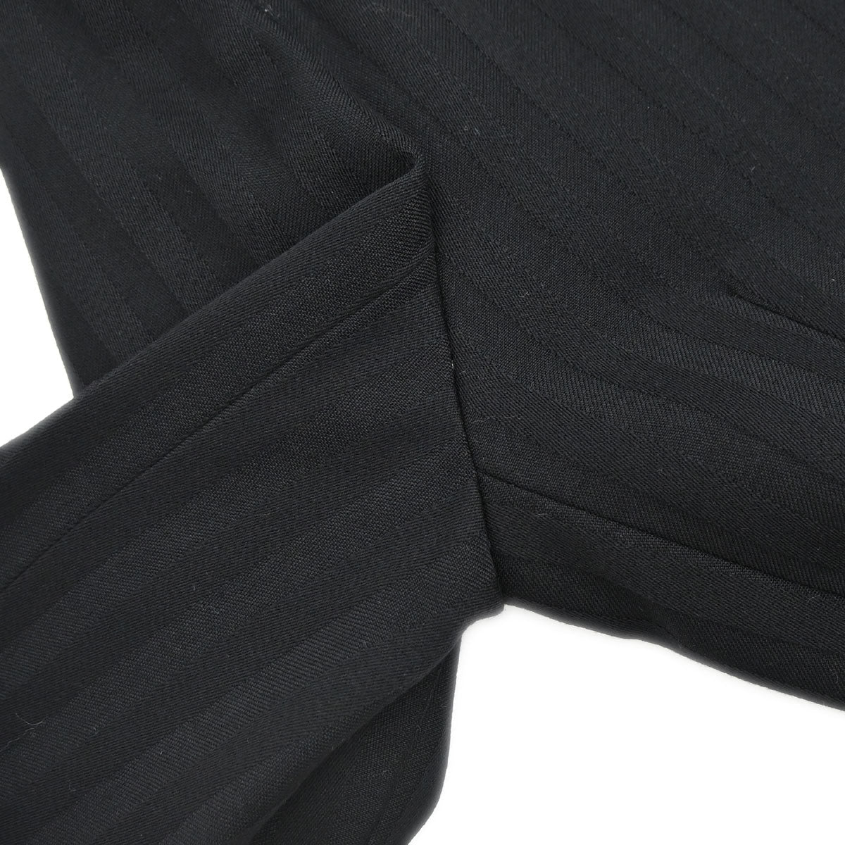 Christian Dior Collarless Striped Jacket Black #36–38