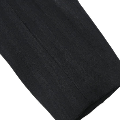 Christian Dior Collarless Striped Jacket Black #36–38