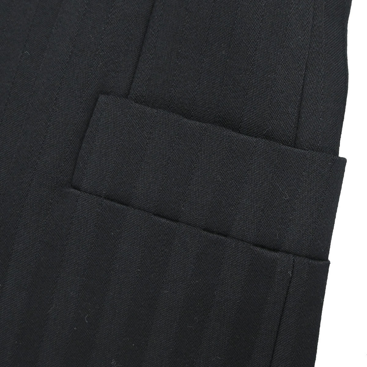 Christian Dior Collarless Striped Jacket Black #36–38