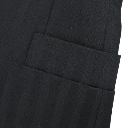 Christian Dior Collarless Striped Jacket Black #36–38
