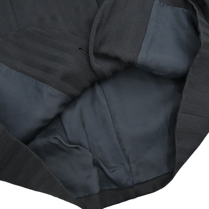 Christian Dior Collarless Striped Jacket Black #36–38