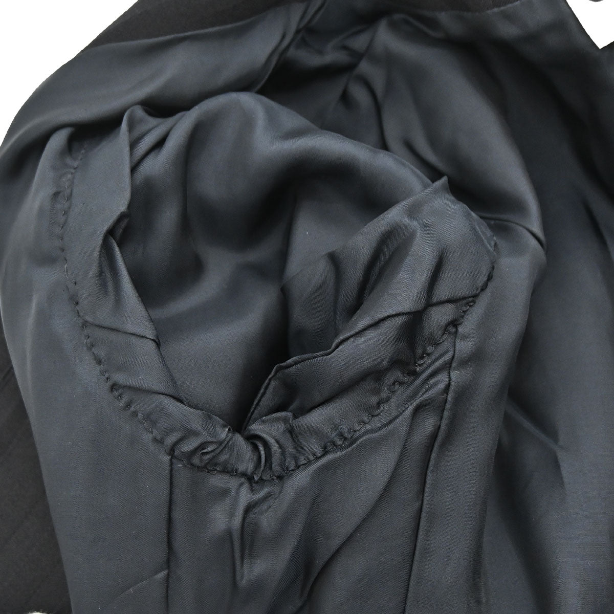 Christian Dior Collarless Striped Jacket Black #36–38