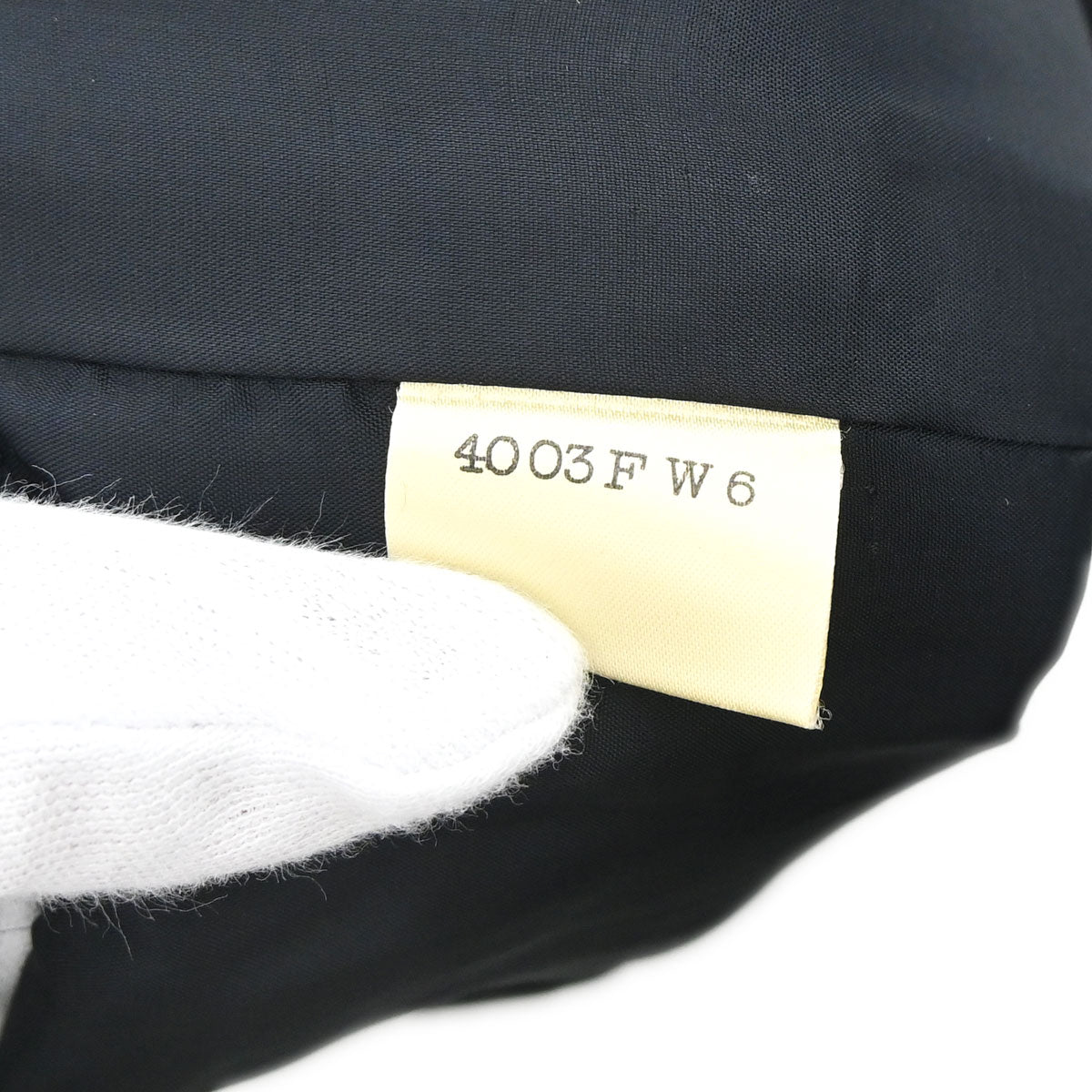 Christian Dior Collarless Striped Jacket Black #36–38