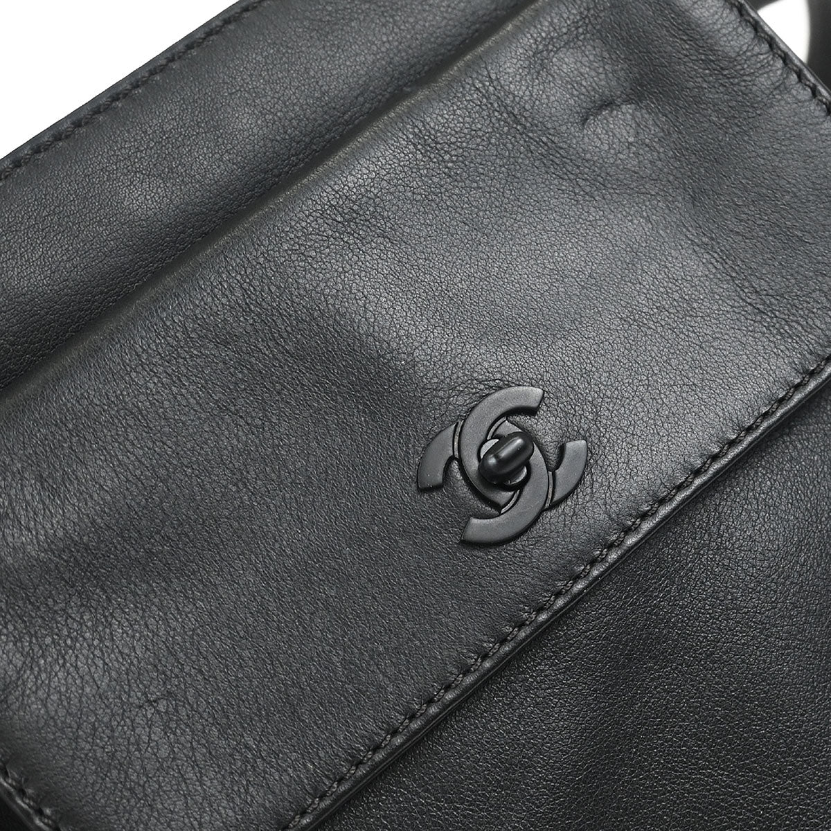 Chanel 1997-1999 Black Lambskin Bum Belt Waist Bag #75/30