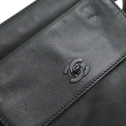 Chanel 1997-1999 Black Lambskin Bum Belt Waist Bag #75/30