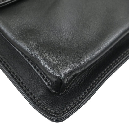 Chanel 1997-1999 Black Lambskin Bum Belt Waist Bag #75/30