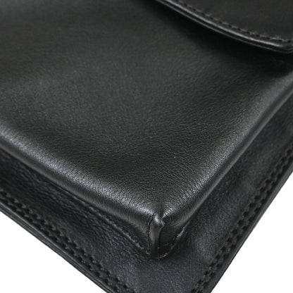 Chanel 1997-1999 Black Lambskin Bum Belt Waist Bag #75/30