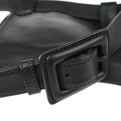 Chanel 1997-1999 Black Lambskin Bum Belt Waist Bag #75/30