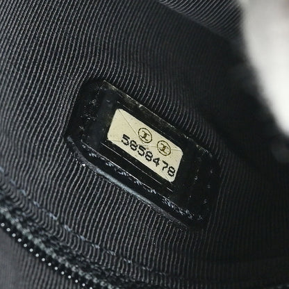 Chanel 1997-1999 Black Lambskin Bum Belt Waist Bag #75/30