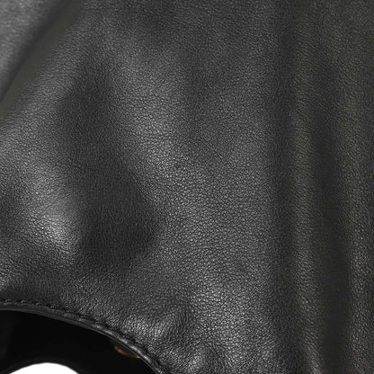 Chanel 2008-2009 Black Lambskin Rodeo Drive Hobo 2way Shoulder Handbag
