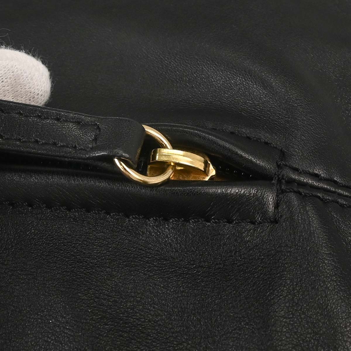 Chanel 2008-2009 Black Lambskin Rodeo Drive Hobo 2way Shoulder Handbag