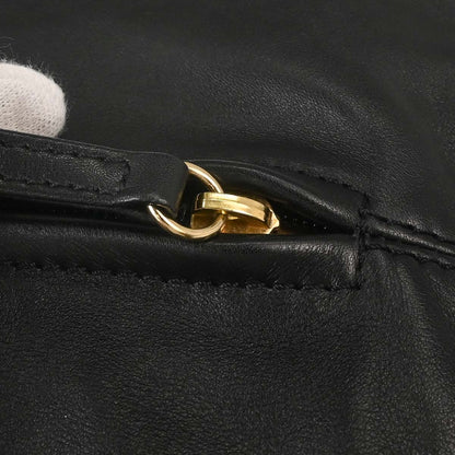 Chanel 2008-2009 Black Lambskin Rodeo Drive Hobo 2way Shoulder Handbag