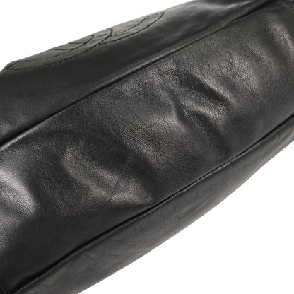 Chanel 2008-2009 Black Lambskin Rodeo Drive Hobo 2way Shoulder Handbag