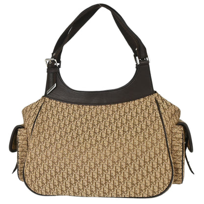 Christian Dior Brown Beige Street Chic Trotter Handbag