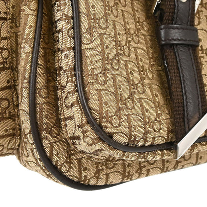 Christian Dior Brown Beige Street Chic Trotter Handbag