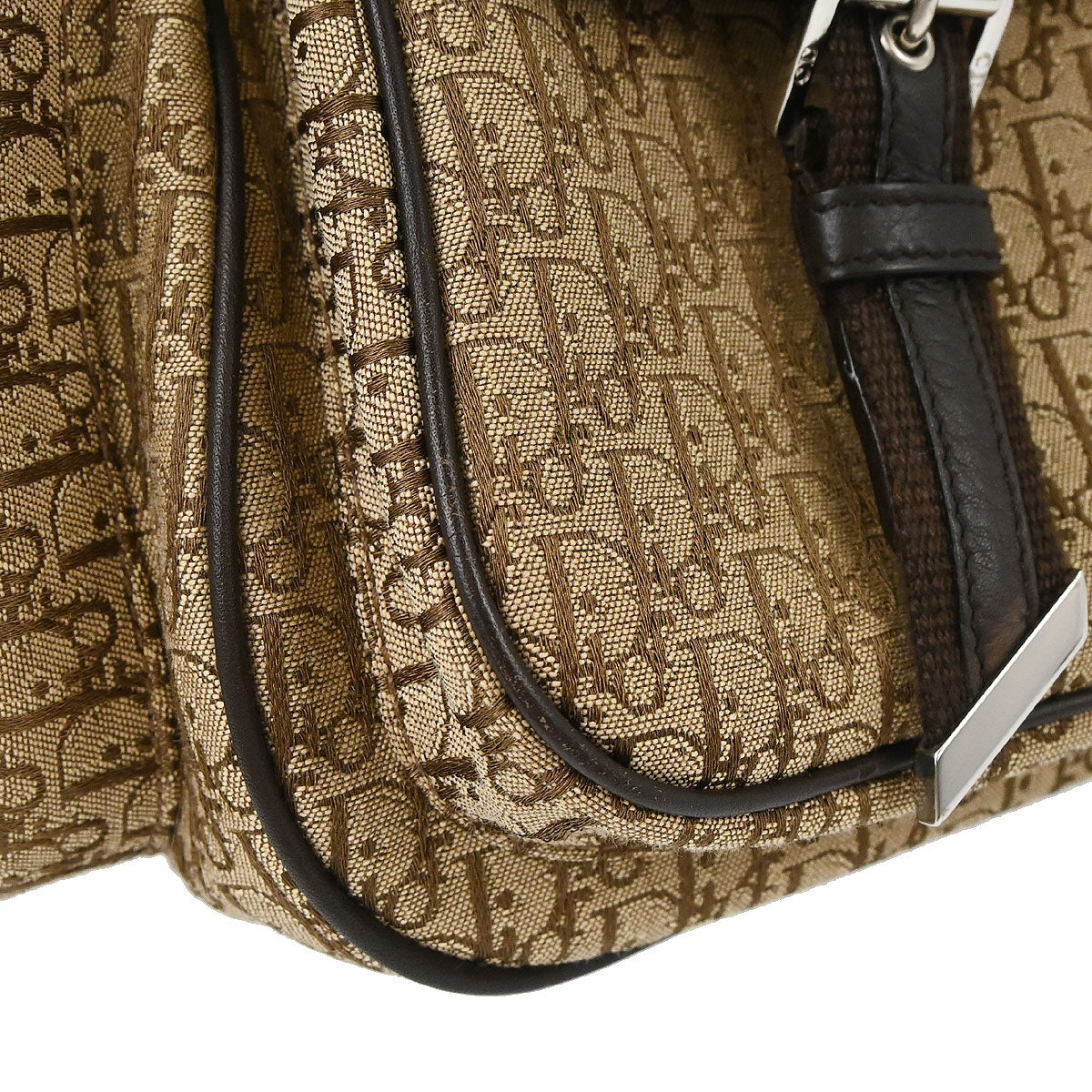 Christian Dior Brown Beige Street Chic Trotter Handbag – AMORE
