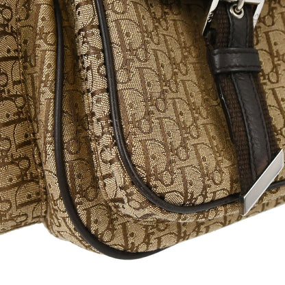 Christian Dior Brown Beige Street Chic Trotter Handbag