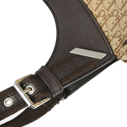 Christian Dior Brown Beige Street Chic Trotter Handbag