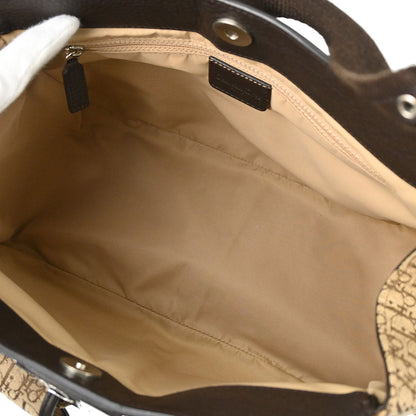 Christian Dior Brown Beige Street Chic Trotter Handbag