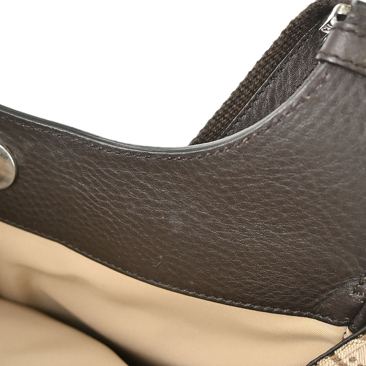 Christian Dior Brown Beige Street Chic Trotter Handbag