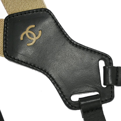 Chanel Suspenders Beige Small Good