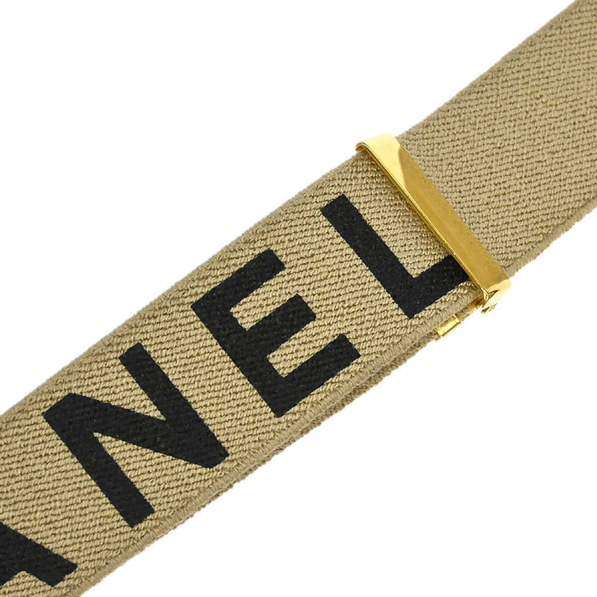 Chanel Suspenders Beige Small Good