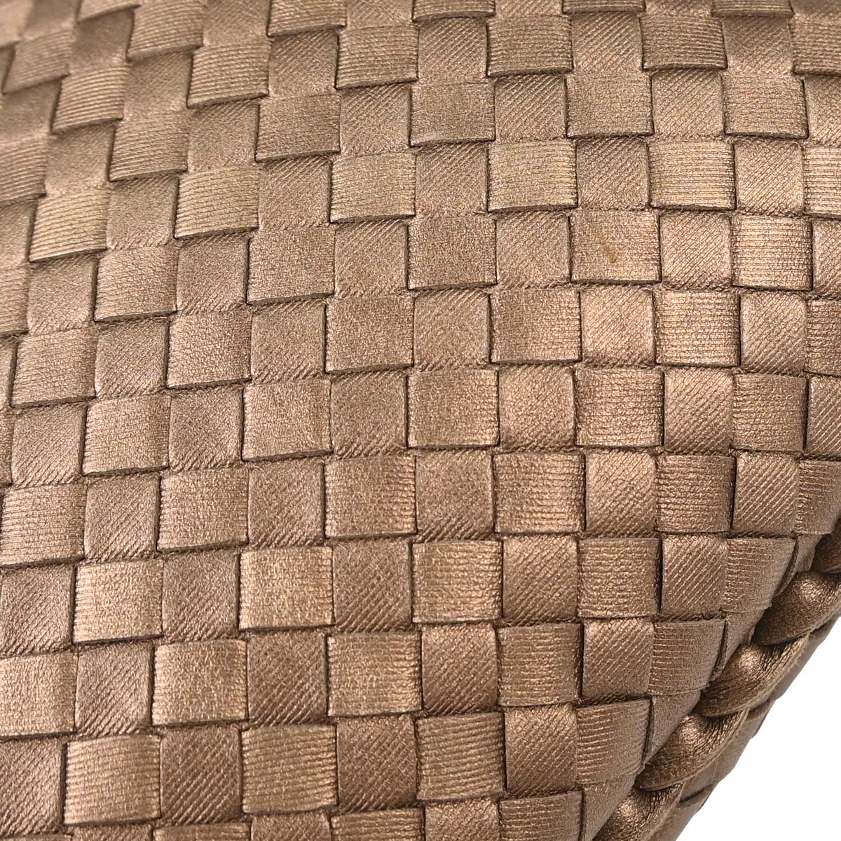Bottega Veneta Bronze Lambskin Intrecciato Hobo Handbag