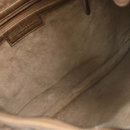 Bottega Veneta Bronze Lambskin Intrecciato Hobo Handbag