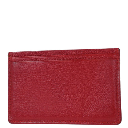 Chanel 1997-1999 Red Calfskin Cardholder