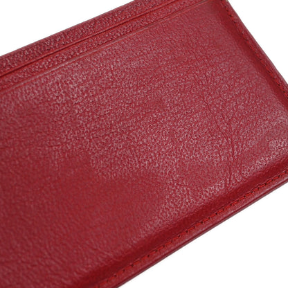 Chanel 1997-1999 Red Calfskin Cardholder