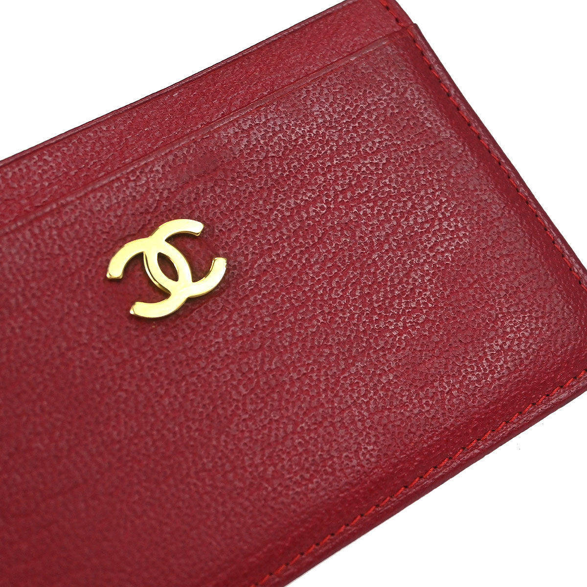 Chanel 1997-1999 Red Calfskin Cardholder – AMORE Vintage Tokyo