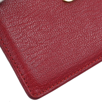 Chanel 1997-1999 Red Calfskin Cardholder