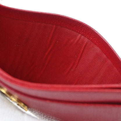 Chanel 1997-1999 Red Calfskin Cardholder
