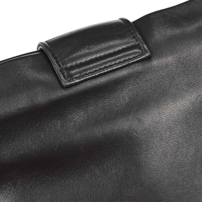 Chanel 2013-2014 Black Lambskin Clutch Bag
