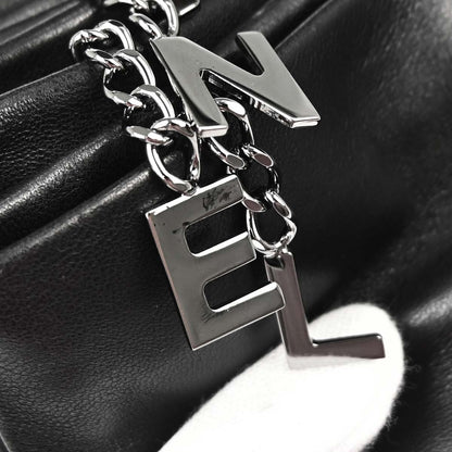 Chanel 2013-2014 Black Lambskin Clutch Bag