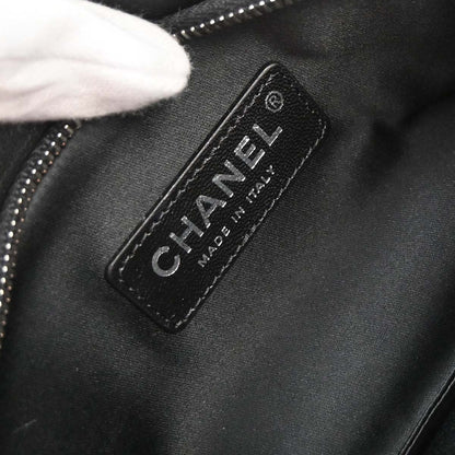 Chanel 2013-2014 Black Lambskin Clutch Bag