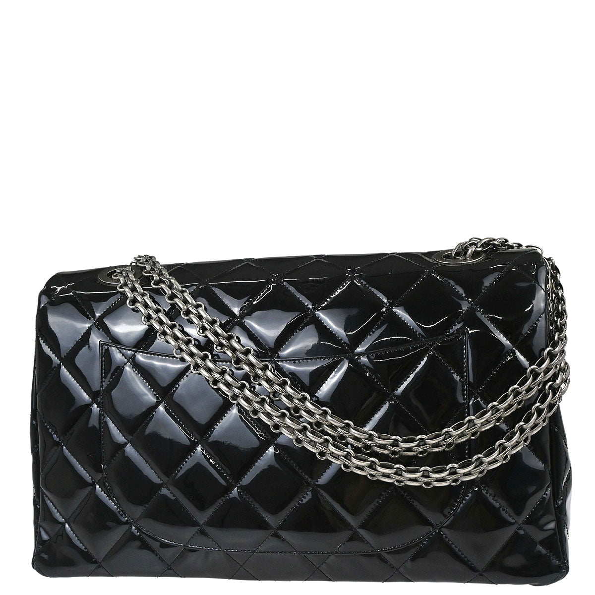 Chanel 2009-2010 Patent Leather XXL 2.55 Bag