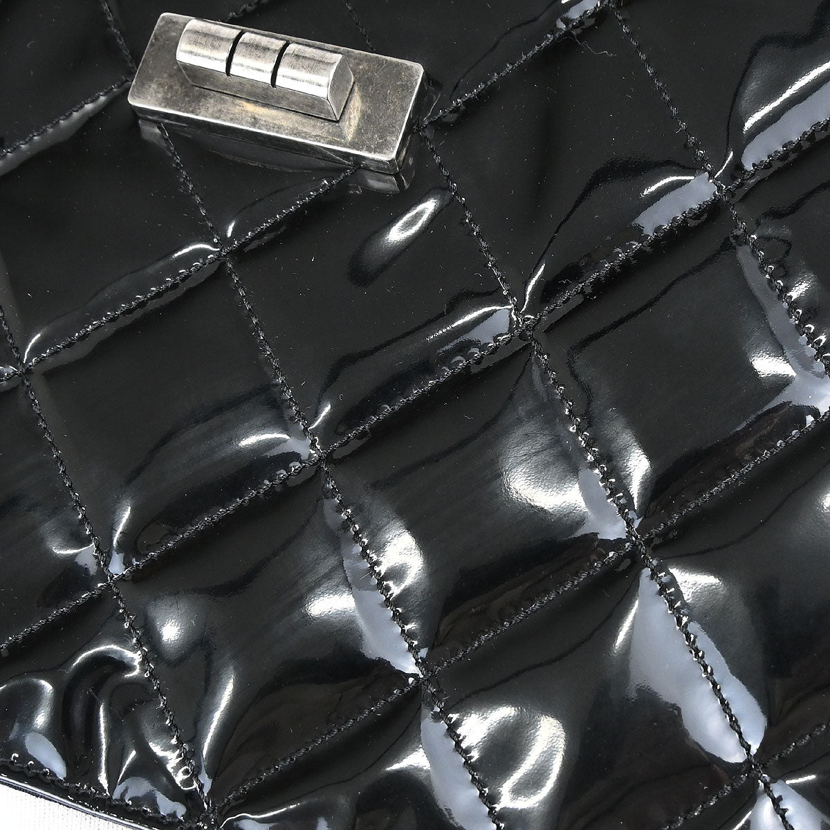 Chanel 2009-2010 Patent Leather XXL 2.55 Bag