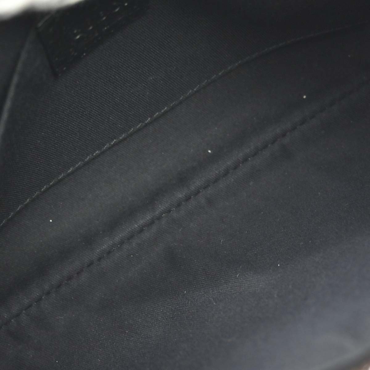 Gucci Black Canvas Bamboo GG Chain Handbag