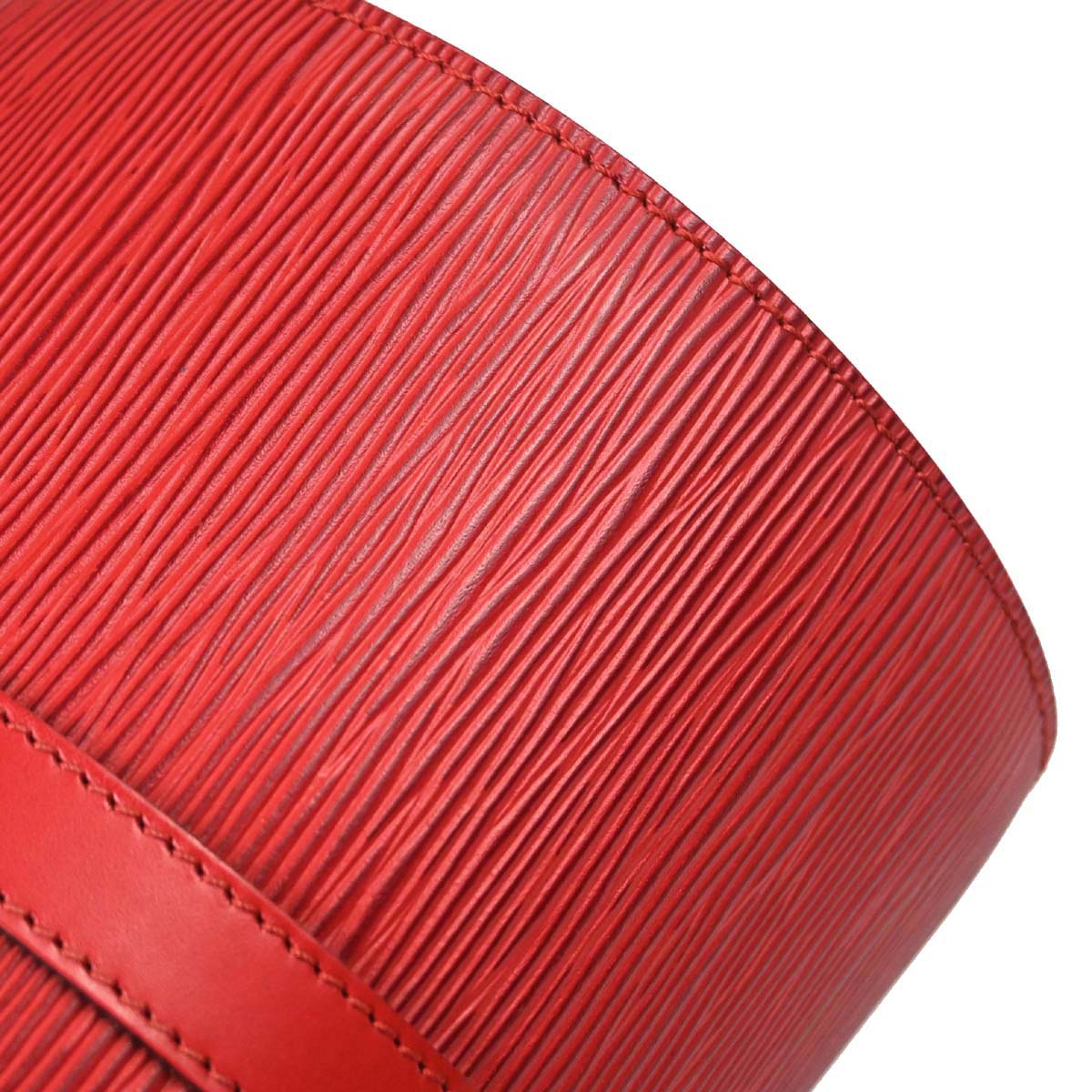 Louis Vuitton Red Epi Soufflot Handbag M52227