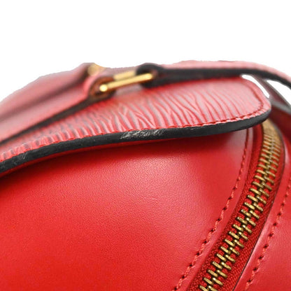 Louis Vuitton Red Epi Soufflot Handbag M52227