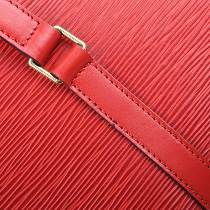 Louis Vuitton Red Epi Soufflot Handbag M52227